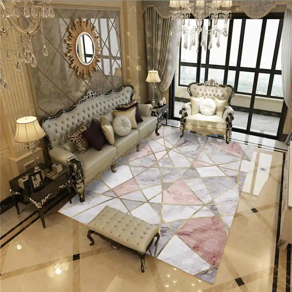 Скандинавский диван ковры фланелевые Противоскользящие коврики для спальни и