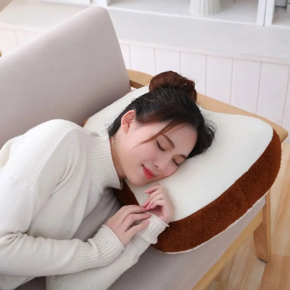 

Cartoon Bread Toast Pillow Fun Food Plush Toy Doll Children Gift Home Sofa Decor New Kids Plush Toys