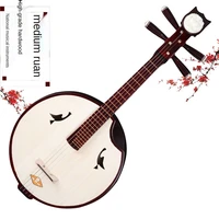 medium ruan mahogany zhongruan string instrument musical instrument
