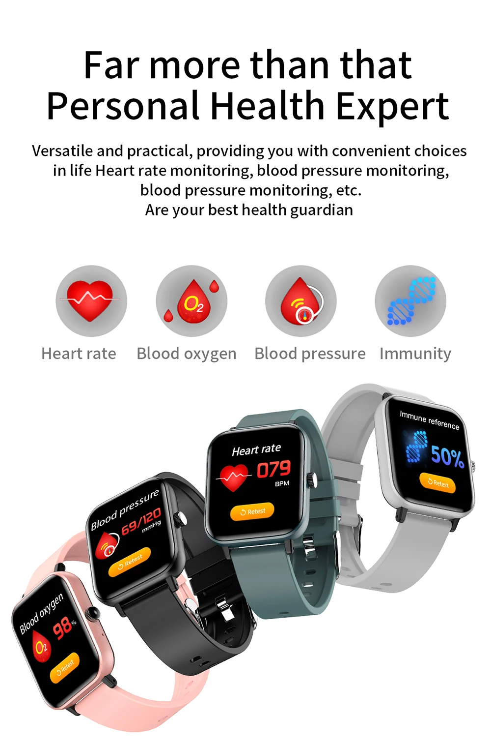 

2020 Sport Smart Watch Bluetooth Call Bracelet IP67 Waterproof Fitness Tracker Heart Rate Monitor Women Men Smartwatch Wristband