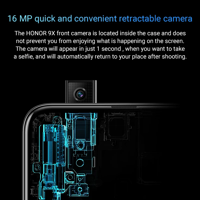 Специальная версия Honor 9X смартфон 4G128G 48MP двойная камера 6 59 ''мобильный телефон