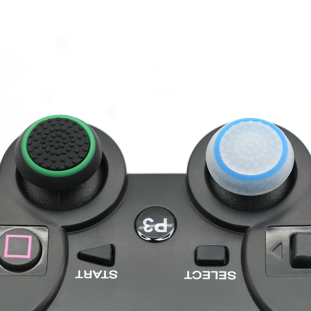 

2Pcs Silicone Thumb Sticks Caps Thumb Grips For PS4/Xbox One 360/PS3 Controller Thumb Stick Covers Rubber Pads game controller
