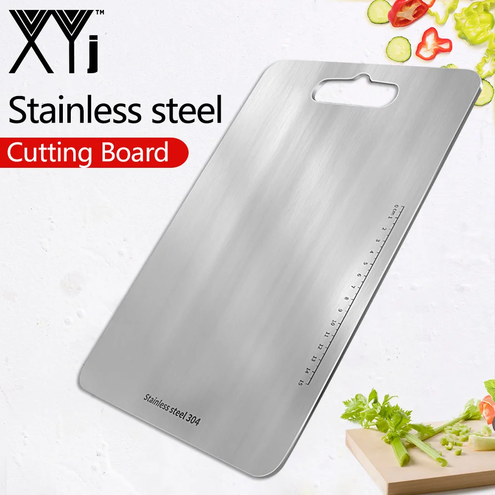 Антибактериальная Антикоррозийная разделочная доска из нержавеющей стали XYj 304
