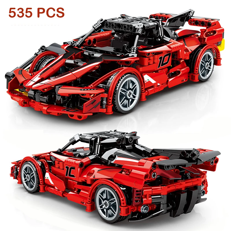

Высокотехнологичный спортивный гоночный автомобиль феррированные строительные блоки скоростные чемпионы сборный автомобиль Кирпичи игр...
