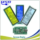 ЖК-дисплей 2USB USB 204 20X4 2004 с большим символом, ЖК-модуль, панель дисплея, подходящий ЖК-дисплей Smartie  AIDA64 для ПК DIY