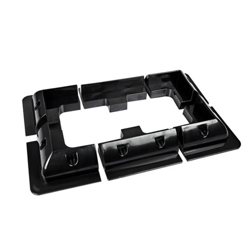 

7Pcs/Set Frame Solar Module Corner Mounting ABS Bracket Kit Motorhome Caravan RV Boat Solar Panel Stand Black