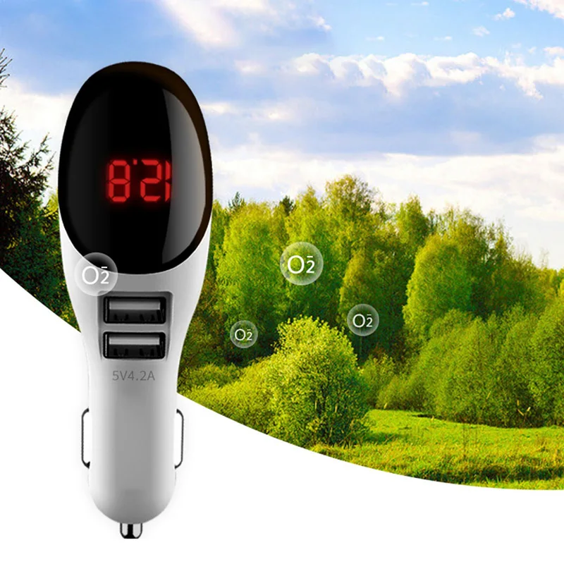 Автомобильное зарядное устройство для мобильного телефона отрицательный ионный