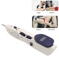 handheld acupoint massage pen tens point detector with digital display electro acupuncture point muscle stimulator device