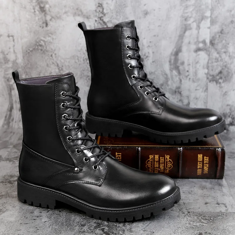 Новинка 2020 года Мужские мотоциклетные ботинки Осенние женские ботильоны Военные