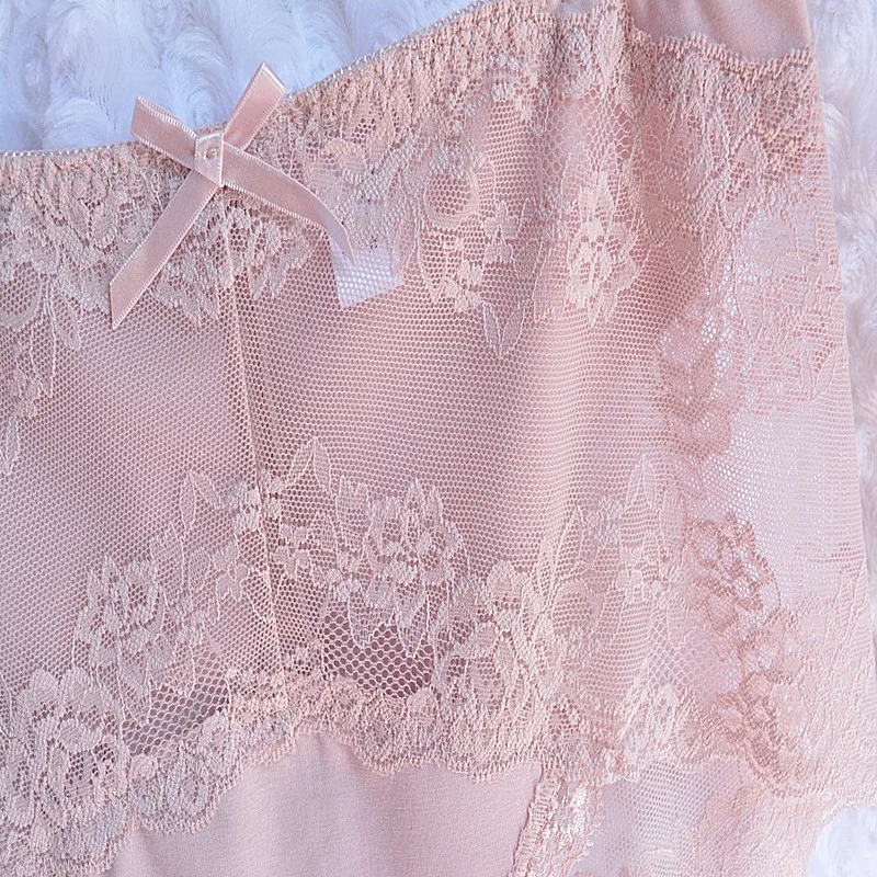 Женские трусики M XXXL из модала с высокой талией женские сексуальные кружевные