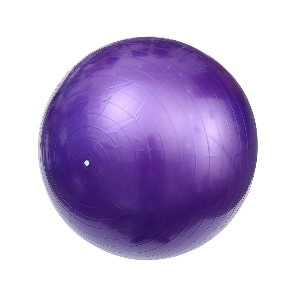 

PVC Thickened Yoga Explosion Proof Fitness Smooth Pilates Durable Workouts Supply (Purple 55cm 600g)