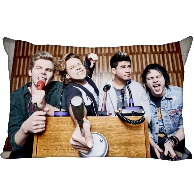 

Наволочка из сатина с принтом, 5 секунд лета, двусторонняя, стандартная, шелковая, мягкая, прямоугольная, на молнии