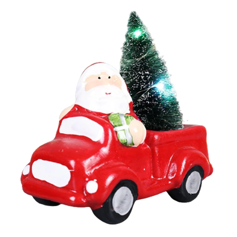 

Santa Claus Doll Glowing Christmas Ornaments Small Ornaments Creative Christmas Gifts