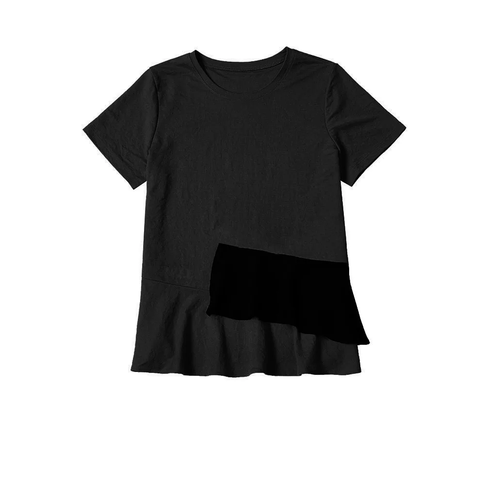 

European and American classic leisure and breathable summer high quality women's Short Sleeve T-Shirt