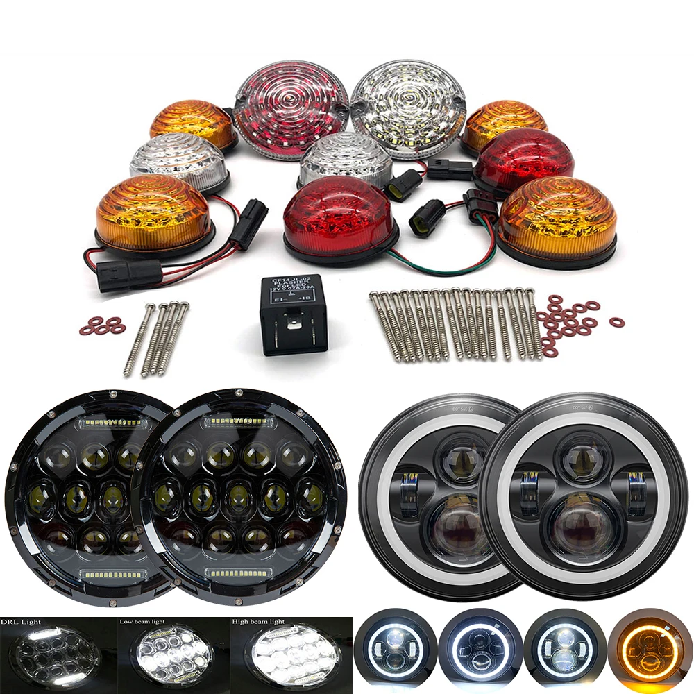 10 шт. дымчатый задний противотуманный фонарь светильник полный светодиодный