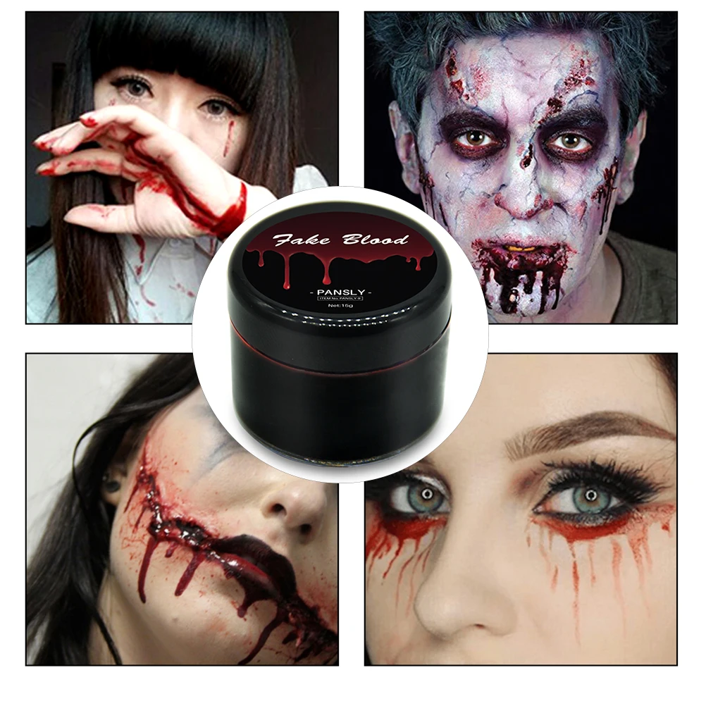 15 г Хэллоуин Поддельные Гель крови трубки страшные маскарадные костюмы костюм