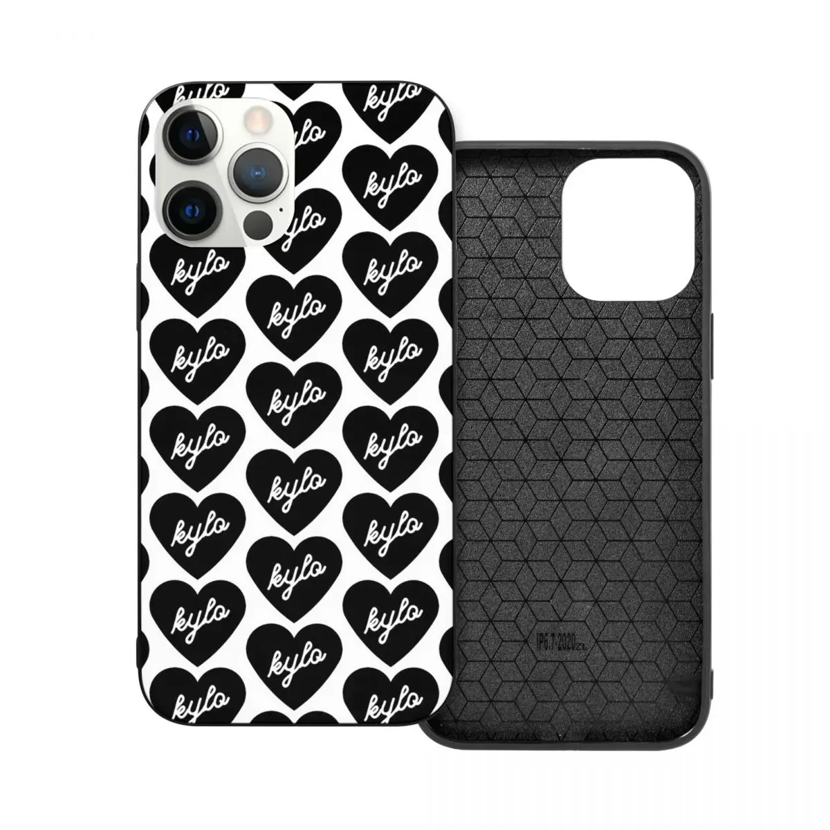 

I LOVE KYLO PC стеклянный чехол из ТПУ для телефона iPhone 12 11 Xs Xr X Pro Max Mini 7 8 Se2 Plus 6 6S