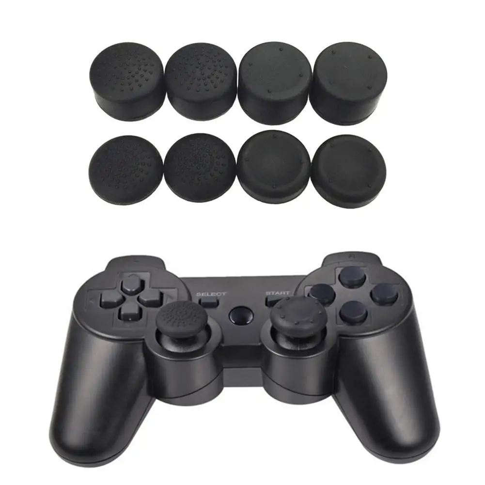 8 шт. аксессуары для контроллера видеоигр Playstation силиконовая крышка с грибной