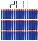 Пули Мягкие пластиковые для пневматического пистолета, 200 шт., стандартные полые пули из пенопласта с круглой головкой для игрушечного пистолета Nerf