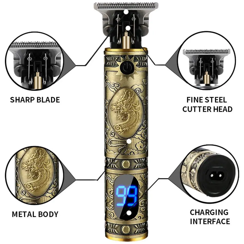 Электробритва Мужская аккумуляторная с ЖК-дисплеем и зарядкой от USB |