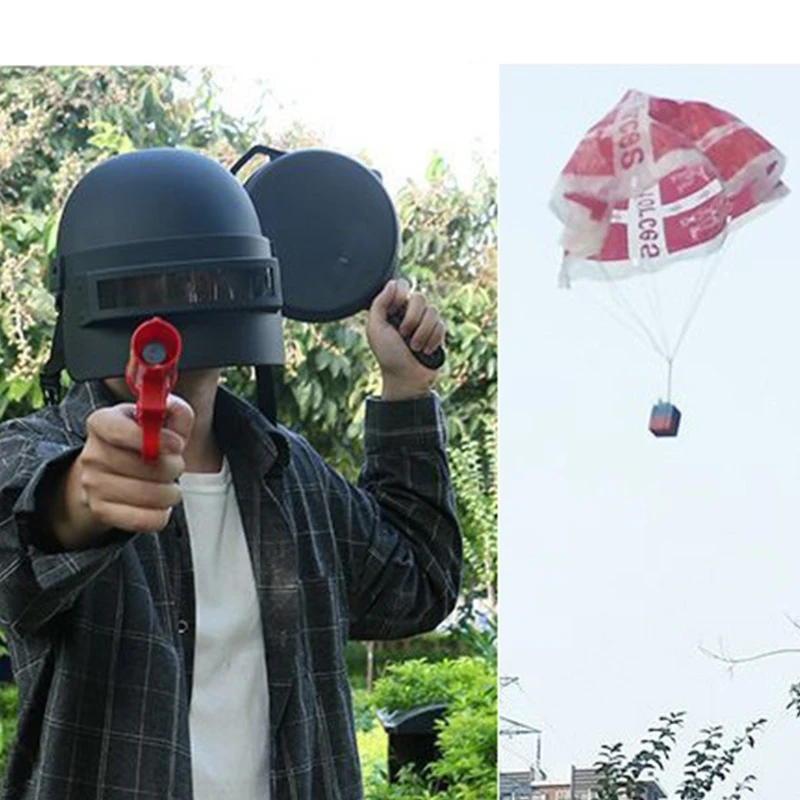 

Realistic Signal Guns Throwing Parachute Family Games Preschool Education Toys Miniature Novelty Toy Launching Toy Set