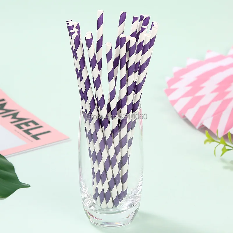 Горячие 25 шт красочные полосы Фольга Золотая серебряная бумага соломинки дети