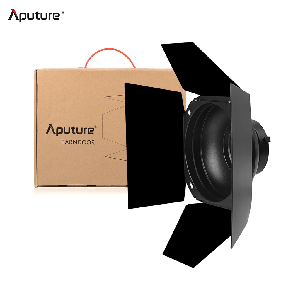 Aputure 4-leaf Design Barndoor Standard 7-inch Bowens Mount Barn Door светодиодный Aputure LS COB 120T 120D 120D II 300D светильник