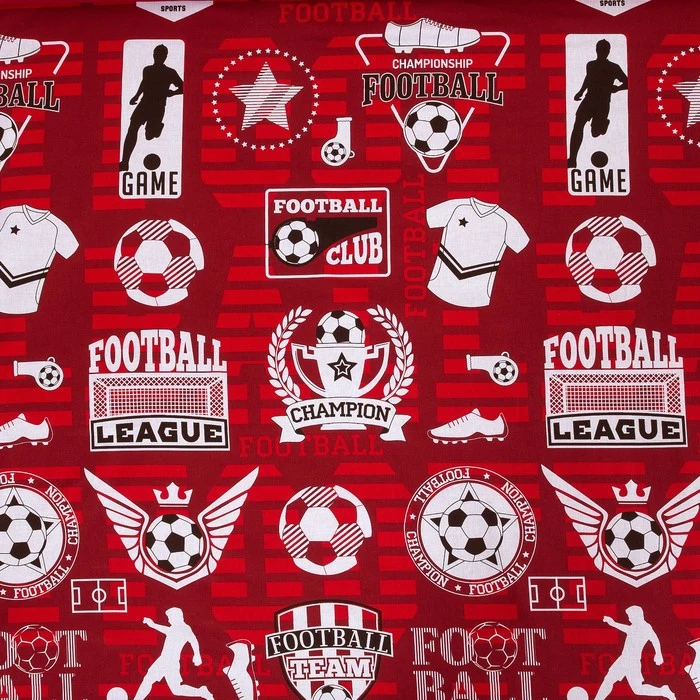 Потсельное белье Этель Soccer вид 2 сп / 1.5 наволочки 50х70см шт поплин 125г/м2 | Дом и сад