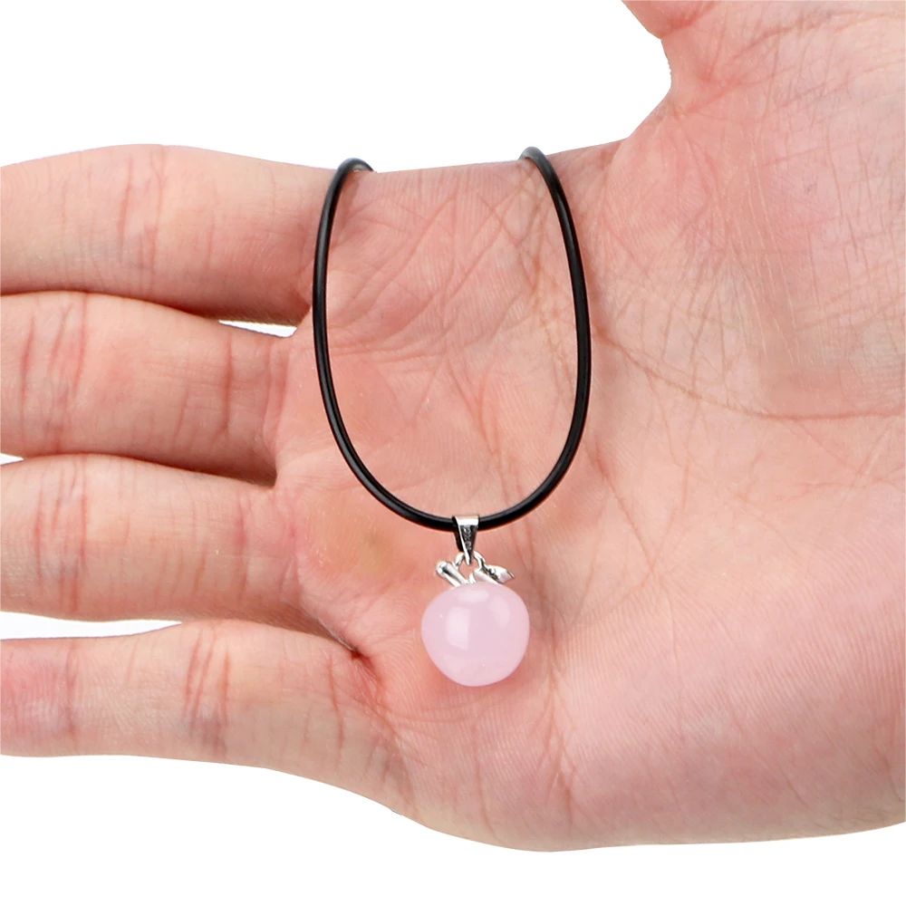 Подвеска женская из Натурального Розового Кварца украшение для дома с