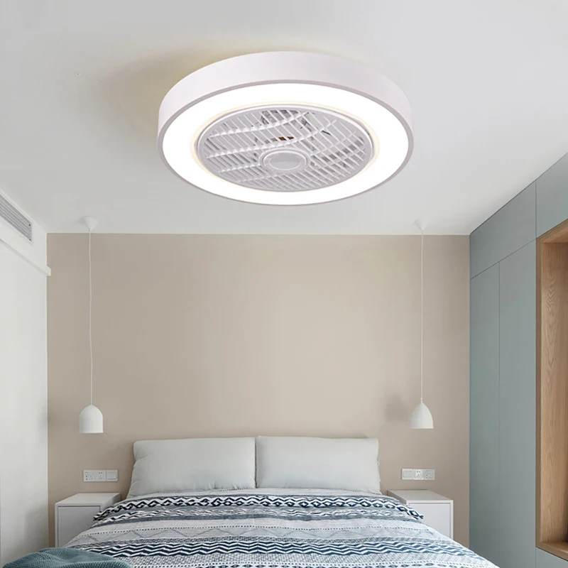 30 Вт 50 см Умный потолочный вентилятор с дистанционным управлением 220 В сотовый