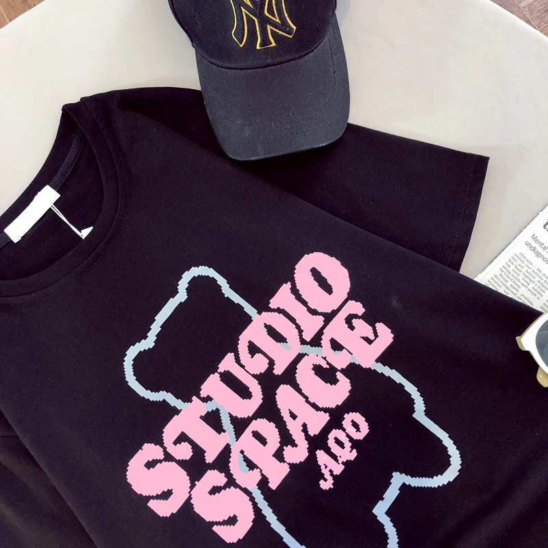 

CGC 2021 Casual O-neck Woman T-shirts Summer Kawaii Printing 100% Cotton Oversized T-shirt Fashion Short Sleeve Top Female Tee