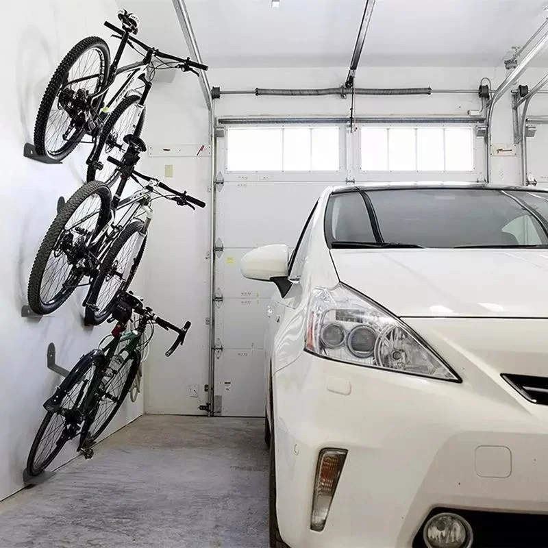 

Steel Bicycle Wall Mounted Storage Rack High-carbon Heavy Duty Metal Hook Garage Organizer Anti-slip Bike Hanger Hooks Display