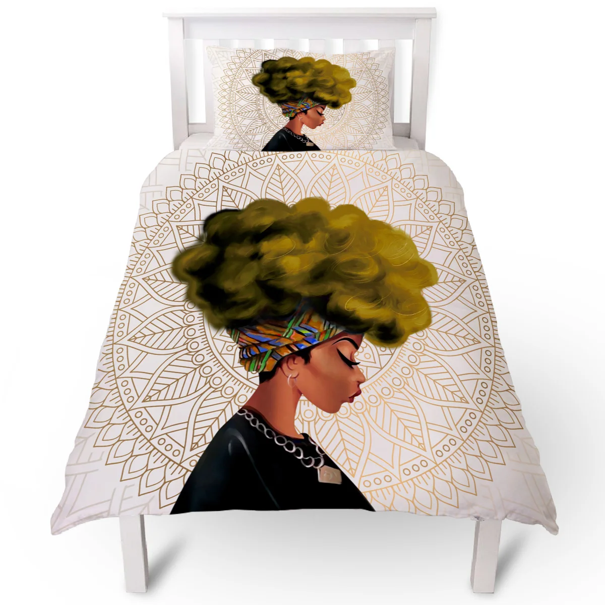 В африканском стиле женская обувь с рисунком Мандала Пододеяльник подушка чехол