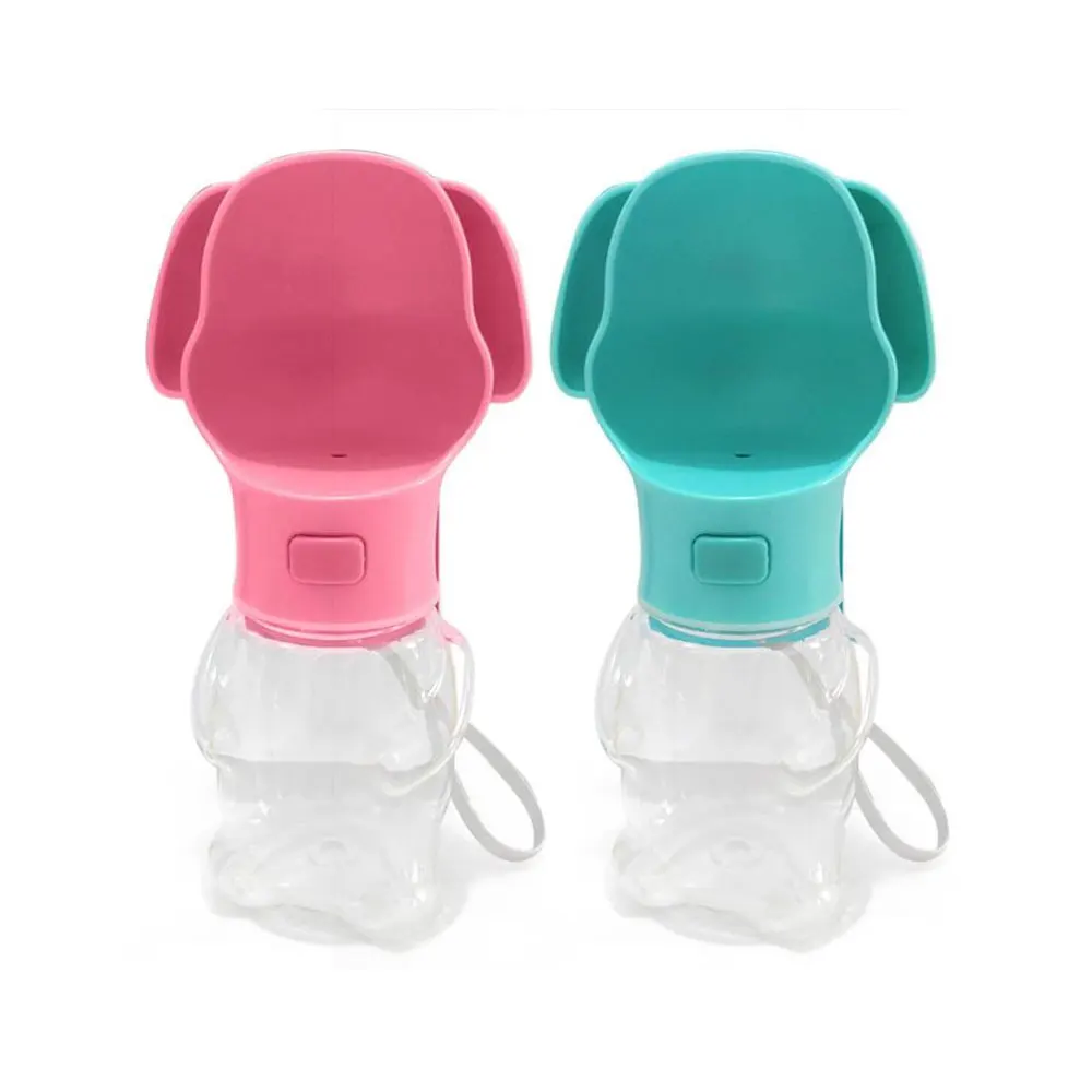 Бутылка для воды собак портативная герметичная чашка с большим лотком дорожная