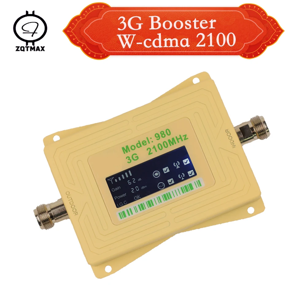 Ретранслятор ZQTMAX 3g 2100 МГц усилитель сигнала сотовых телефонов UMTS Усилитель