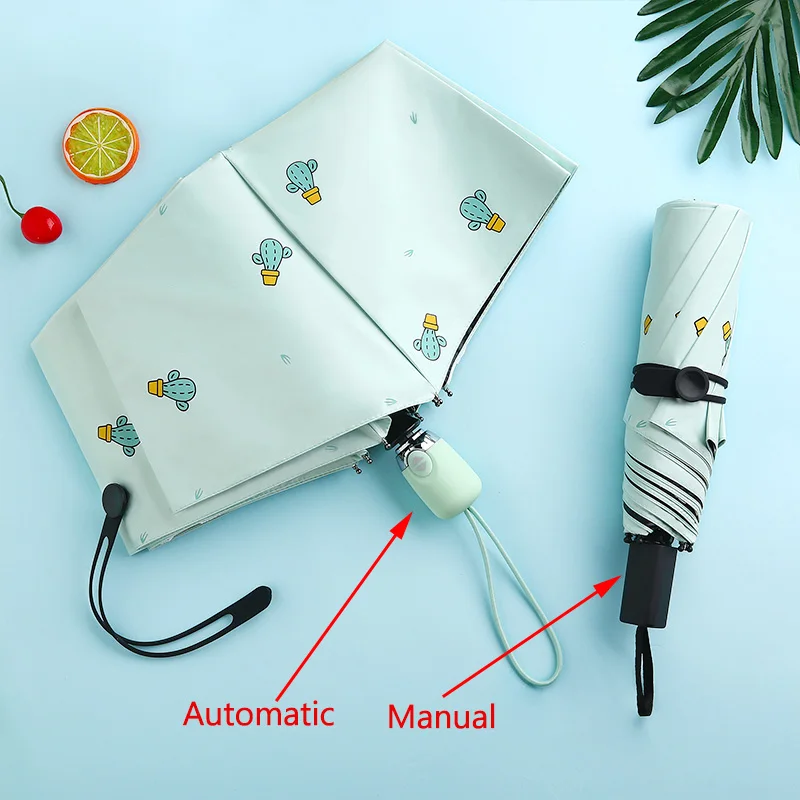 Солнцезащитный водонепроницаемый Солнечный дождливый Зонт милый стильный