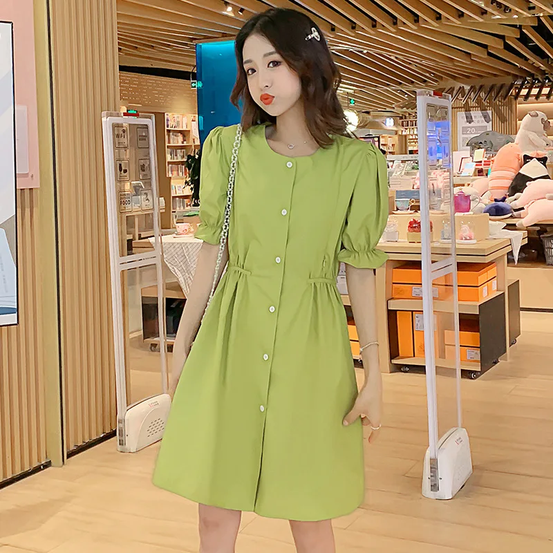 Летнее платье для беременных женщин в стиле ретро Модная летняя юбка выше колена