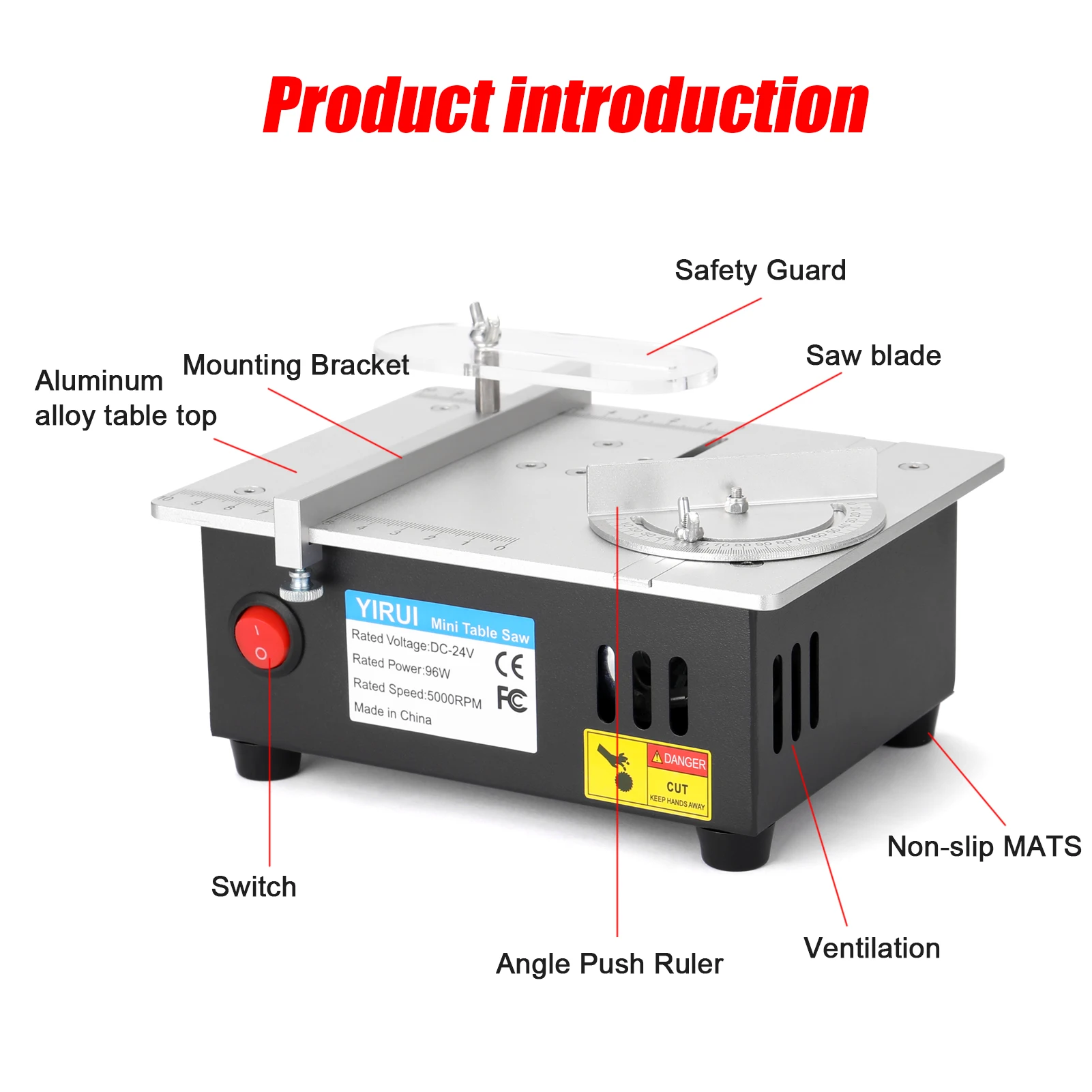 Mini Multifunctional Electric Table Saw Desktop Saws Small Household Cutting Tool Woodworking Lathe Machine Wood Cutter | Инструменты