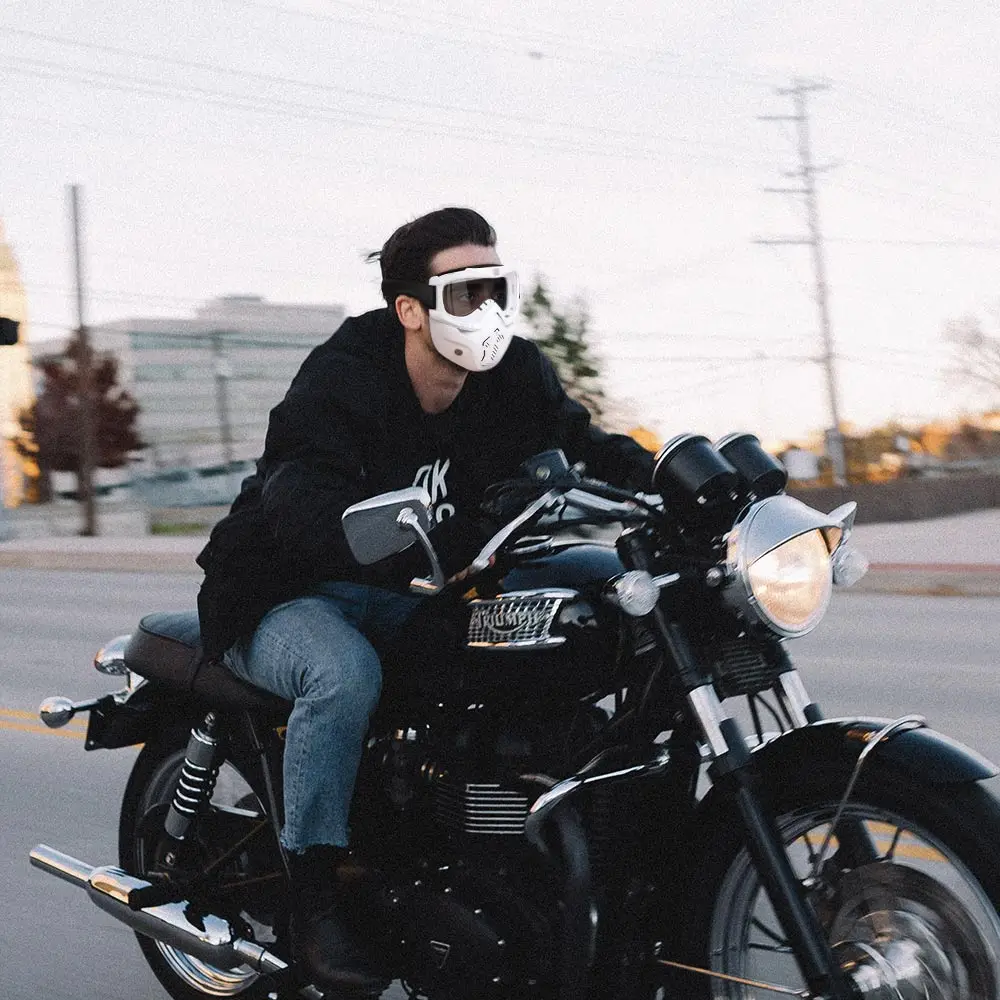 

2021 Tactical Goggles Windproof Face Mask Glasses Cycling Glasses Skiing Glasses Off-Road Goggles