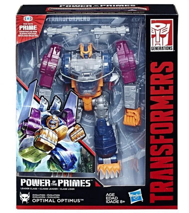 

Takara Tomy Transformers Toys Us Version Power of The Primes L Grade Four Variants Maximals Optimus Prime Action Figure Model