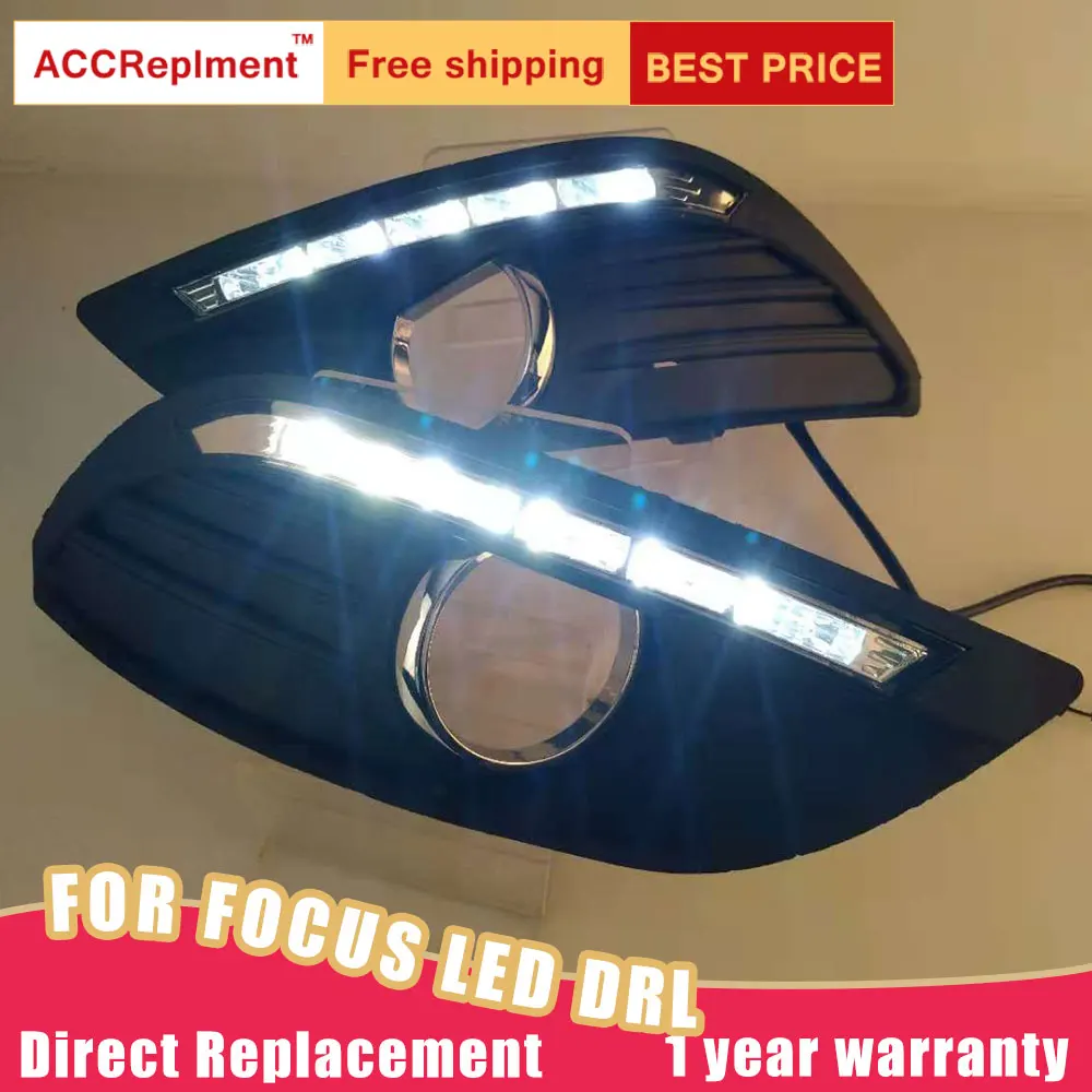 Светодиодный Габаритные огни для Ford Focus 2009-2014 высокая яркость светодиодный