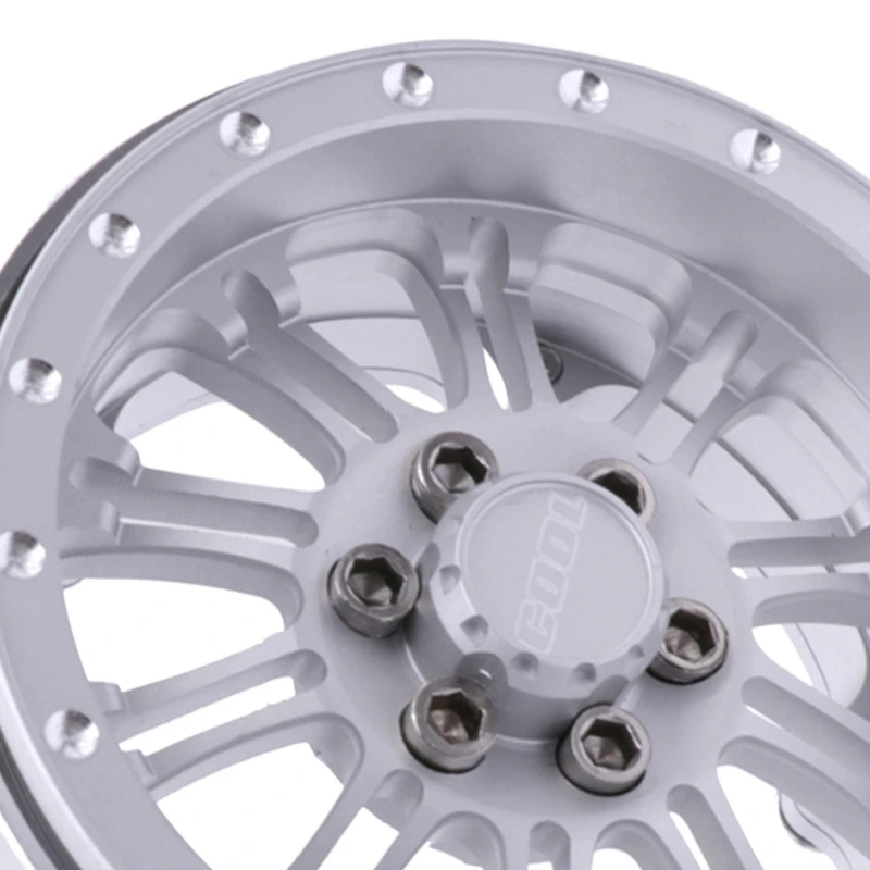 

4Pcs CNC Alloy 2.2Inch Wheel Hub Rim Beadlock for 1/10 RC Crawler Car Axial SCX10 RR10 Wraith 90048 Traxxas TRX4