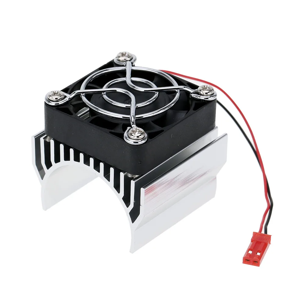 Радиатор двигателя 7020 с охлаждающим вентилятором для радиоуправляемой машины 1/10