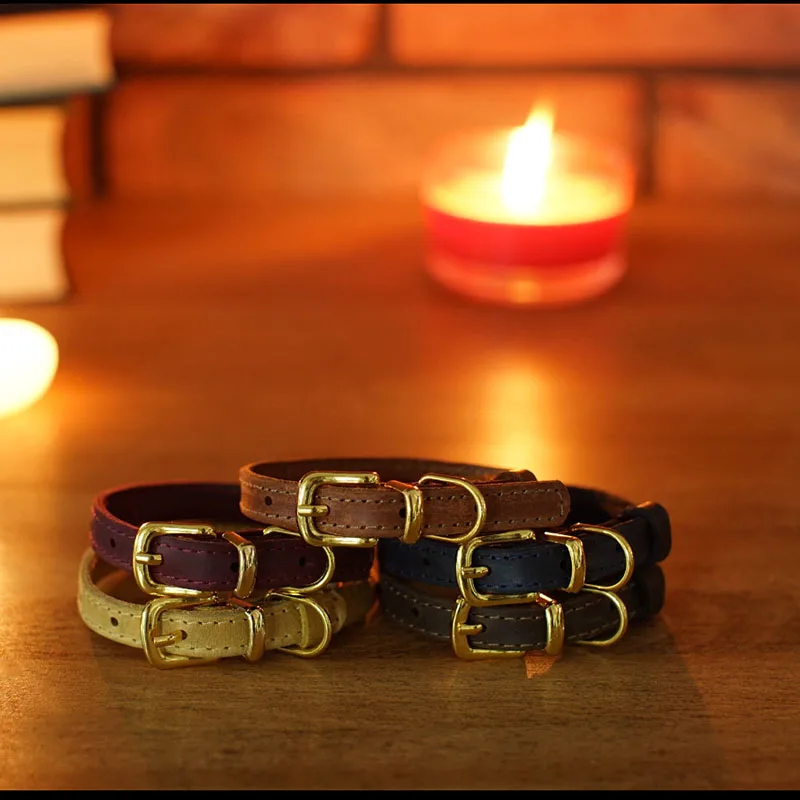 

Lesther cat collar-breakaway cat collar-cat collar-leather cat collar-personalised collar-cat accessories-cat id tag