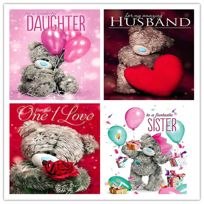 Вышивка бисером животное медведь вышивка крестиком сверлильный бриллиант