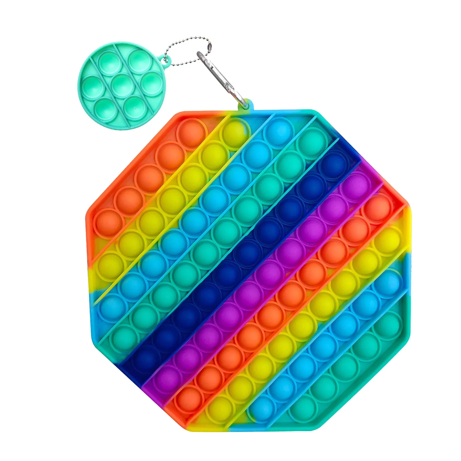 

1pc Fitget Toys Pop-It Game For Adult Kid Push Bubble Fidget Push Bubble Fidget Sensory Toy Autism Special Needs Stress Reliever