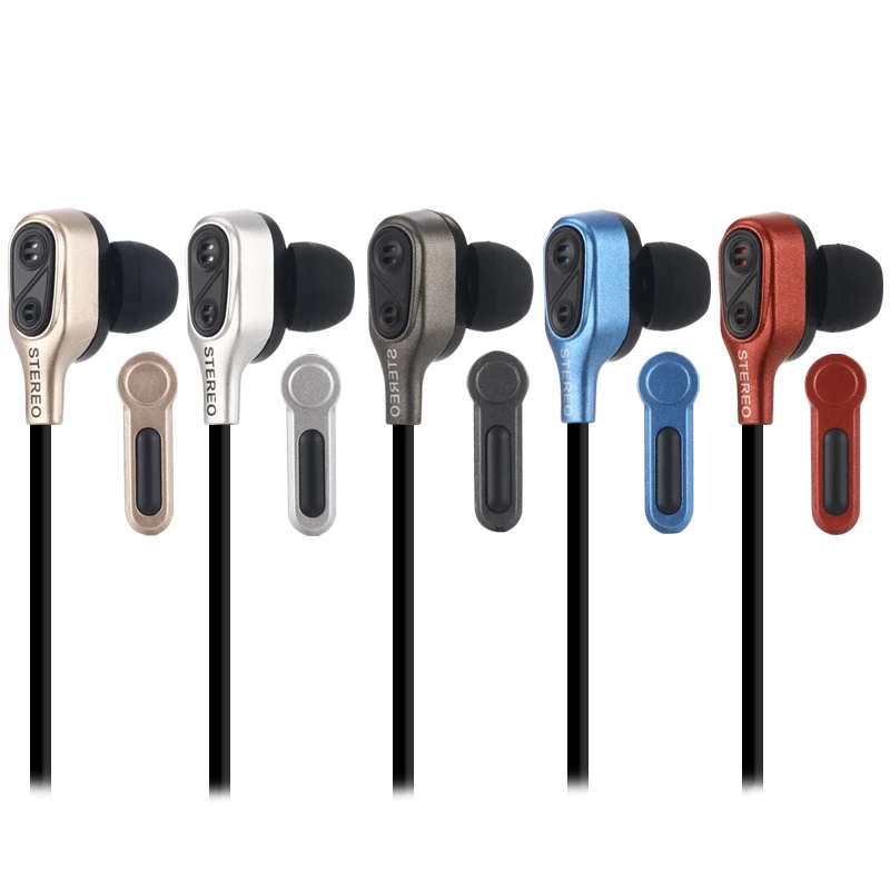 2019 НОВЕЙШИЕ Наушники вкладыши стерео проводные наушники с двойным приводом