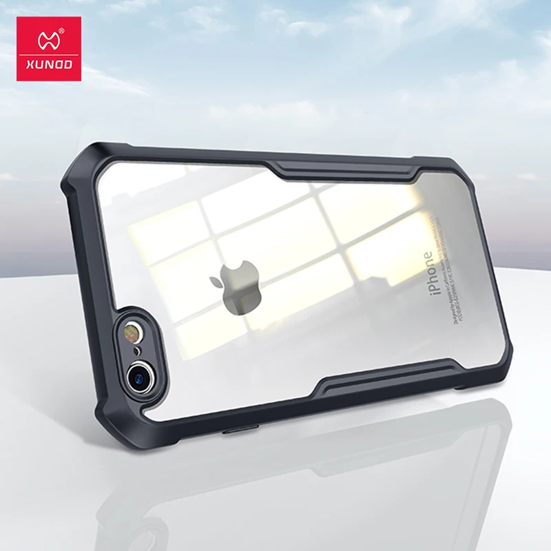 Чехол для iPhone 6 Plus ударопрочный чехол Xundd iPhone6 6S защитный прозрачный бампер