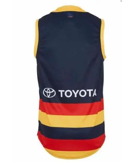 2019 AFL ADELAIDE CROWS домашний трикотаж размер S 3XL|Майки для регби| |