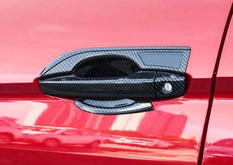 Накладка на дверную ручку из углеродного волокна для Mitsubishi Eclipse 2017-2021 8 шт. |